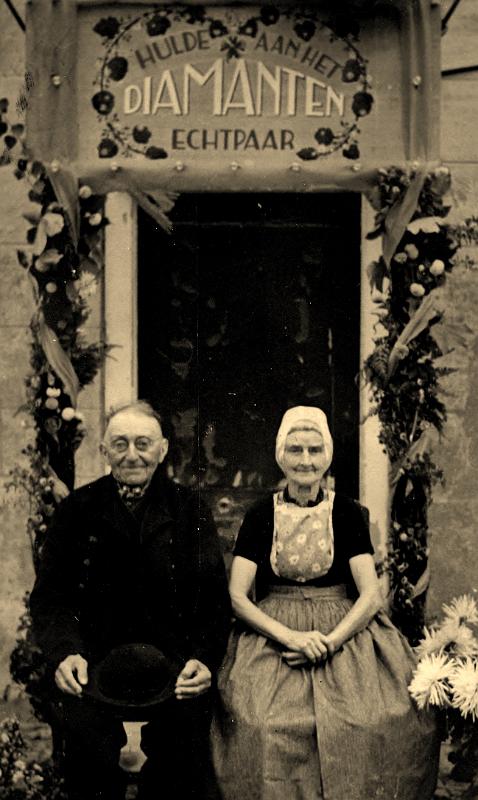 Personalia-Ritthem-018.JPG - Piet Pouwer en Pietje Pouwer-Schout 60 Jaar getrouwd